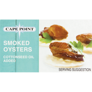 C/point Oysters Smoked In Oil 85 G