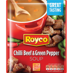 Royco Reg Soup Chilli Beef Pepper 1 &#039;s