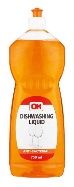 Ok Dishwash Liq Antibact 750 Ml