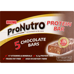 Pronutro C/bar Chocolate 5 &#039;s