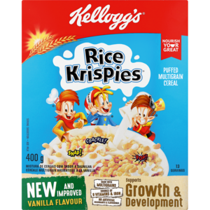 Kelloggs Rice Krispies Vanilla 400 G