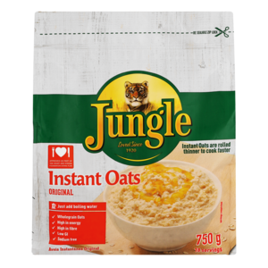 Jungle Instant Oats Pouch Original 750 G