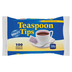 Teaspoon Tips Tagless Pouch 100 &#039;s