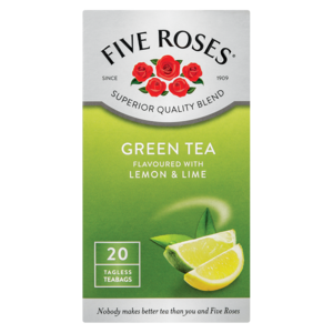 Five Roses Green Tea Lemon/lime 20 &#039;s