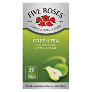 Five Roses Green Tea Apple &amp; Pear 20 &#039;s