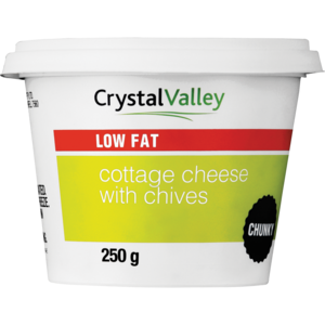 C/valley Cot Cheese Low Fat Chive 250 G