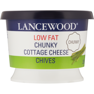 Lancewd Cot Cheese L/f Chnky Chives 250 G