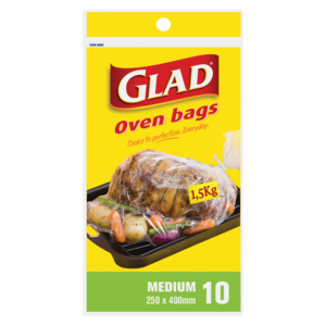 Glad Oven Bags Medium 10 &#039;s