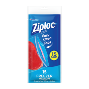 Ziploc Pouch Freezer Bags Quart 15 &#039;s