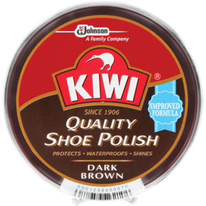 Kiwi Shoe Polish Dark Brown 100 Ml