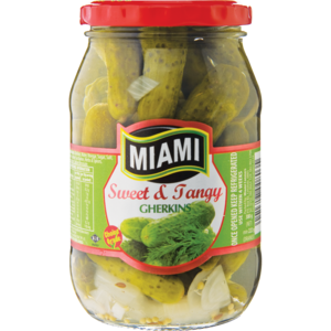 Miami Gherkins Sweet &amp; Tangy 380 G