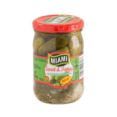 Miami Cocktail Gherkins Swt &amp; Tangy 265 G