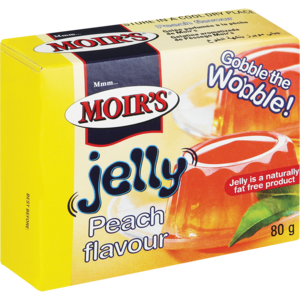 Moirs Jelly Peach 80 G