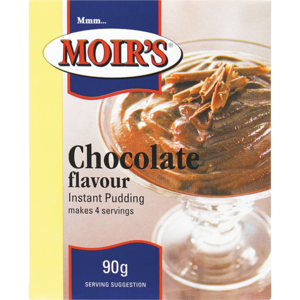 Moirs Inst Pud Chocolate 90 G