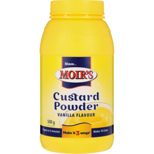 Moirs Custard Powder Vanilla Jars 500 G