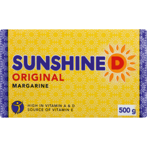 Sunshine D Margarine Brick 500 G