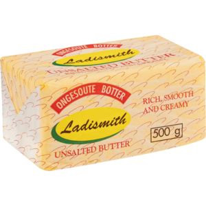 Ladismith Choice Butter Unsalted 500 G