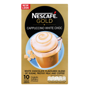 Nescafe Cappuccino White Choc 10 &#039;s