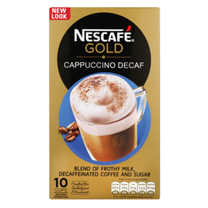 Nescafe Cappuccino Decafe 10 &#039;s