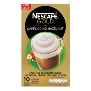 Nescafe Cappuccino Hazelnut 10 &#039;s