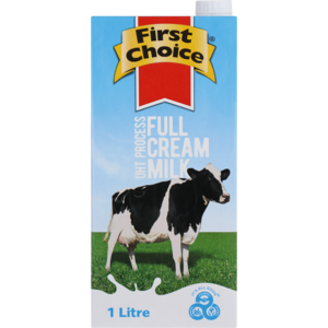 First Choice Uht Milk F/crm 1 Lt