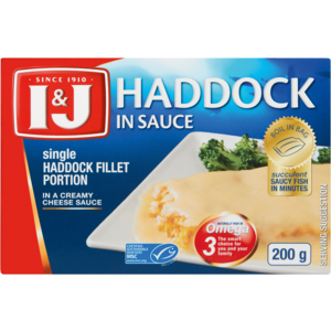 I&amp;j Fish In Sauce Haddock 200 G