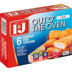 I&amp;j Out Of Oven Crumebd Fish Clasc 400 G