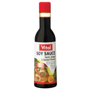 Vital Soy Sauce Garlic Ginger 250 Ml