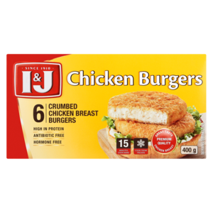 I&amp;j Chicken Burgers 400 G