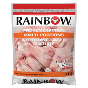 Rainbow Iqf Mixed Portions 1.7 Kg