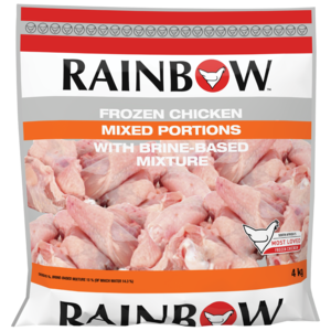 Rainbow Iqf Mixed Portions 4 Kg