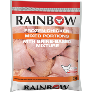 Rainbow Iqf Mixed Portions 2 Kg