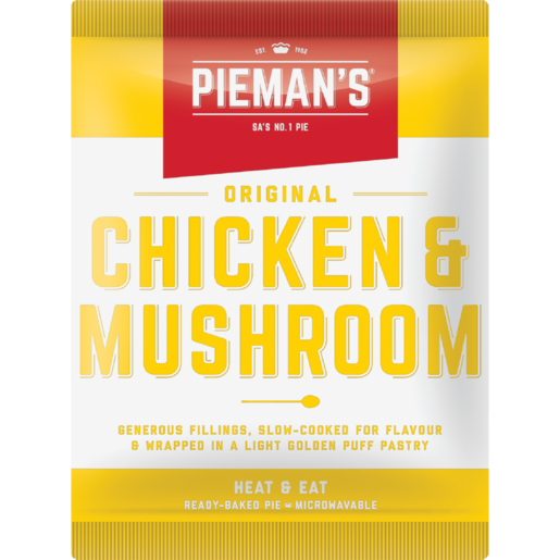 Piemans Pie Chicken &amp; Mushroom Frz 1 &#039;s