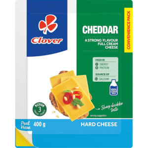Clover Cheese Cheddar Vp 400 G