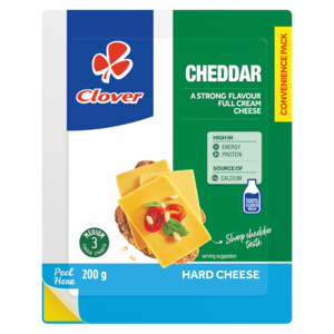 Clover Cheese Cheddar Vp 200 G