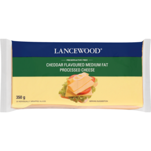 Lancewd Cheddar Processed Slices 350 G