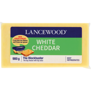 Lancewood Cheddar White 900 G