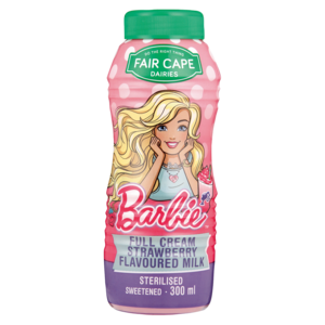 F/cape Barbie Flav Milk Straw 300 Ml