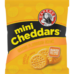 Bakers Mini Cheddars Cheese 33 G