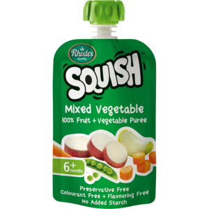 Rhodes Squish Inf Food Mixed Veg 110 Ml