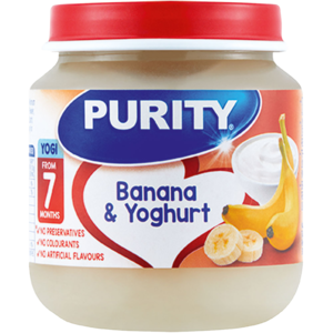 Purity 2 Banana &amp; Yoghurt 125 Ml