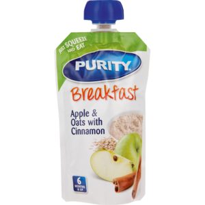 Purity Puree Appl&amp;oats Cinnamon 110 Ml