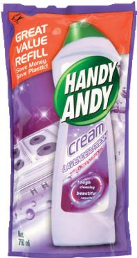 Handy Andy Cream Ref Lav/fresh 750 Ml