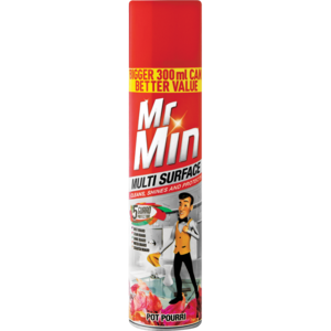 Mr Min Multi Surface Clnr Potpourri 300 Ml