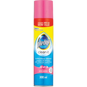 Pledge Multi Surf Cln Pink Petals 300 Ml