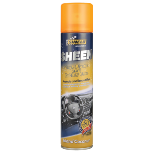 Shield Sheen Vnl Rub&amp;plas Care Cocn 300 Ml