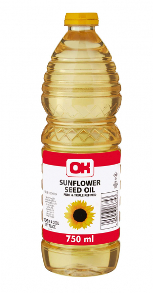 Ok Sunflower Cooking Oil Pure 750 Ml