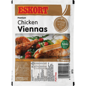 Eskort Vienna Chicken 500 G