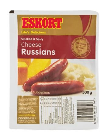 Eskort Cheese Russians 500 G