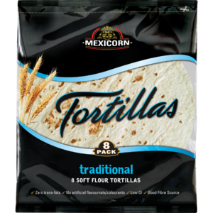 Tortillas Soft Flour Mexicorn 8 &#039;s